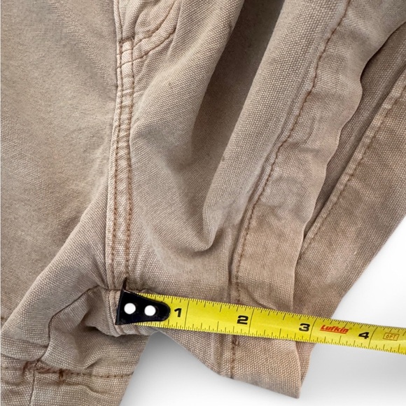 American Eagle Highest Rise 90s Boyfriend Shorts size 8 Khaki Carpenter Shorts - Picture 11 of 11